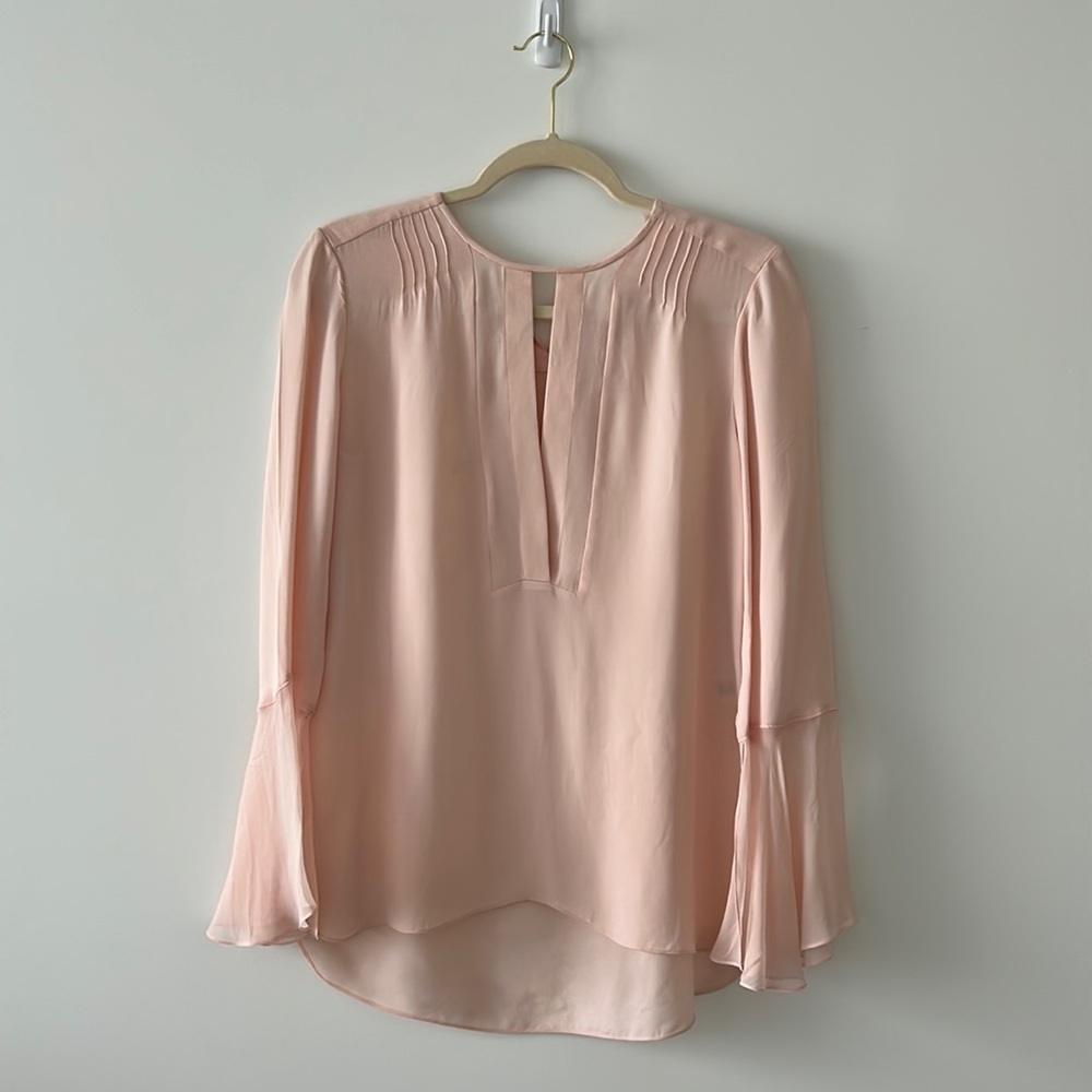 Elle Tahari Pink Silk Shirt